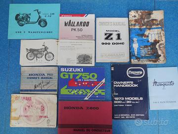 Libretti Uso e Manutenz. Moto Epoca + Honda Z600