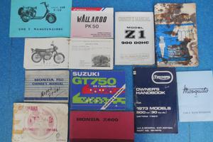 Libretti Uso e Manutenz. Moto Epoca + Honda Z600