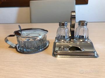 Set pepe sale porta stuzzicadenti e formaggiera