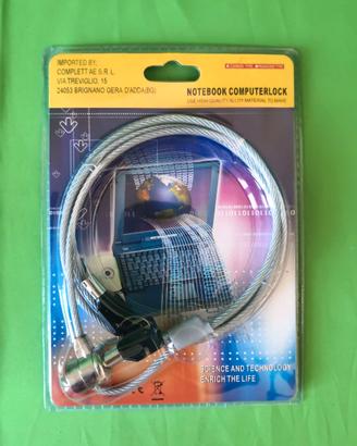 Cavo di sicurezza antifurto per Notebook