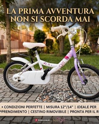 bicicletta bimba Torpado "fresh girl" - ideale per