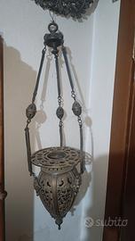 lampada votiva pensile antica 
