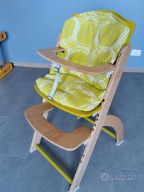 seggiolone evolutivo in legno 
