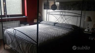 STRUTTURA LETTO BALDACCHINO MATRIMONIALE