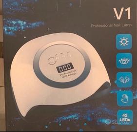 Lampada uv per unghie nuova con confezione