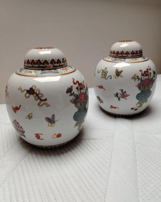 Coppia di vasi Cinesi originali di Jingdezhen
