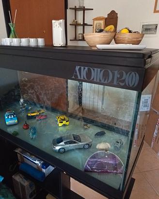 Acquario ATOLLO 1200 + acquario autocostruito