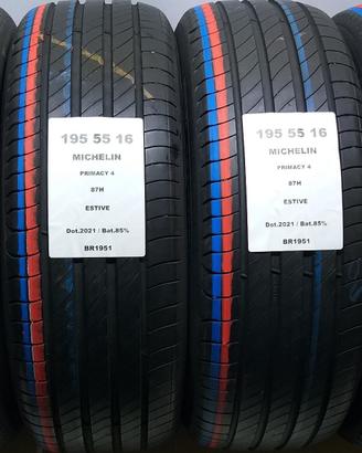 4 GOMME 195 55 16 MICHELIN BR1951