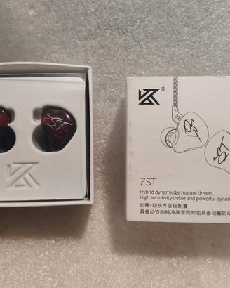 auricolari In-Ear Monitor KZ ZST ,Nuovi .