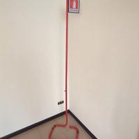 Piantana porta estintore a pavimento H180 cm