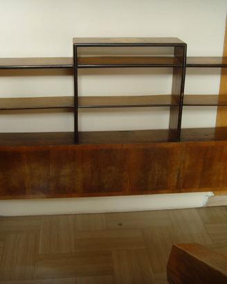 Libreria anni 50 ministeriale. Cm: 182x112x20