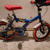 bicicletta bambino 14 pollici spiderman