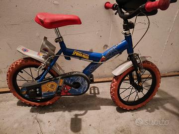 bicicletta bambino 14 pollici spiderman