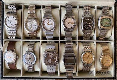 Vintage orologi Seiko Citizen Timex Hosam Orient.
