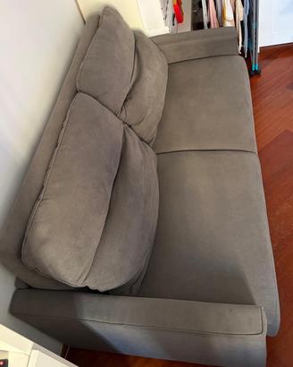 Divano 3 posti con letto estraibile materasso alto