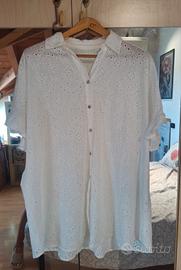 Camicia bianca in cotone