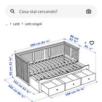 Letto Ikea HEMNES