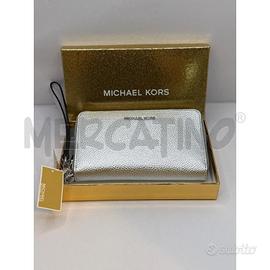 PORTA FOGLIO ARGENTATO MICHAEL KORS