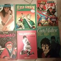 editoria d'autore 8 fumetti +rivista Playmen