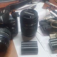 fotocamera digitle Olympus E520 + 2 obiettivi zoom