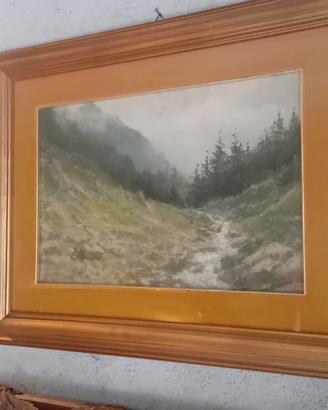 GIACINTO BO olio cartone  47 x 31