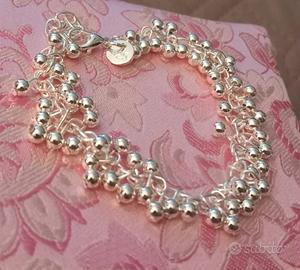 Bracciale  moda puro ARGENTO 925 cm16/20