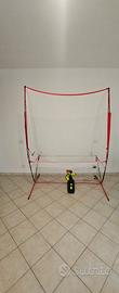 padel rete allenamento con lancia palline
