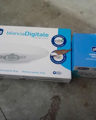 Bilancia bimbo sterilazzatore chicco