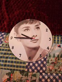 Orologio da parete Audrey Hepburn