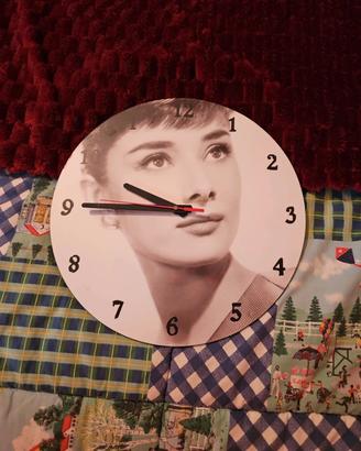 Orologio da parete Audrey Hepburn