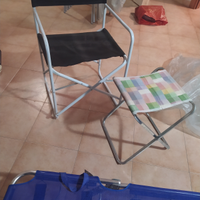 Sedia nera ripiegabile Salva spazio 15
