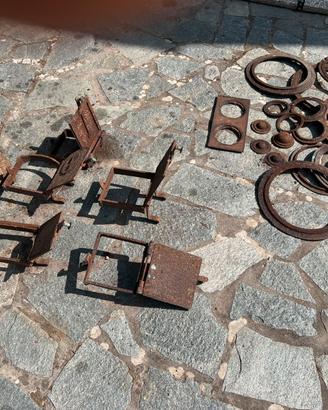 Accessori antichi di cucina in muratura del 1800