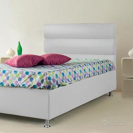 Letto singolo in ecopelle