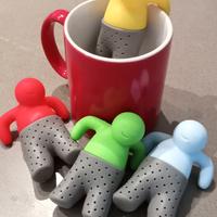 4 infusori per tè a forma di omino(tazza esclusa)