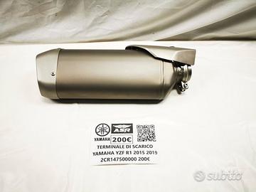 TERMINALE SCARICO ORIGINALE YAMAHA YZF R1 2015 201