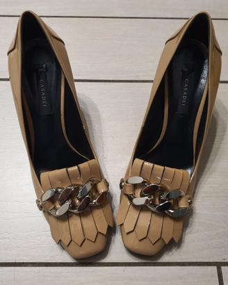 Scarpe eleganti Casadei con tacco in vernice