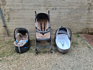 Trio neonato Chicco passeggino navetta ovetto cull