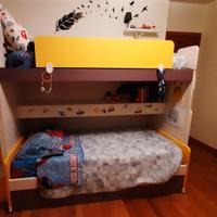 Letto a castello scorrevole