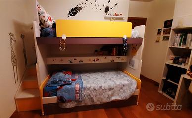 Letto a castello scorrevole