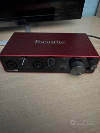 Bundle microfono scheda audio cuffie per registrar