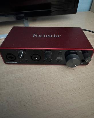 Bundle microfono scheda audio cuffie per registrar
