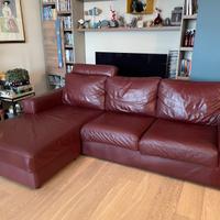 Divano in pelle Poltronesofà buono stato