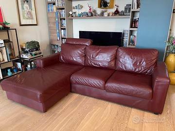 Divano in pelle Poltronesofà buono stato