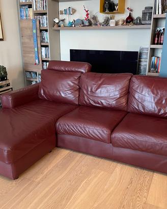 Divano in pelle Poltronesofà BUONO STATO