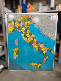 Mappa d'Italia Vintage Magnetica – Lauro Milano