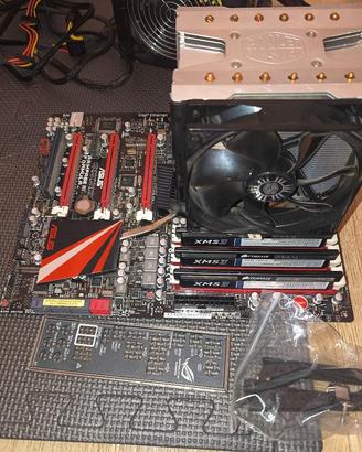 bundle scheda madre+CPU+dissipatore+alimentatore 