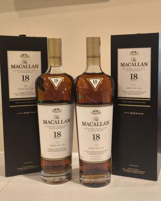 Macallan 18 sherry oak 2022 e 2023