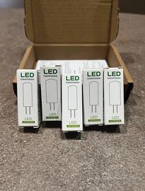 Set 5 Lampadine LED G4 - 1.5W 12V (Luce Naturale)