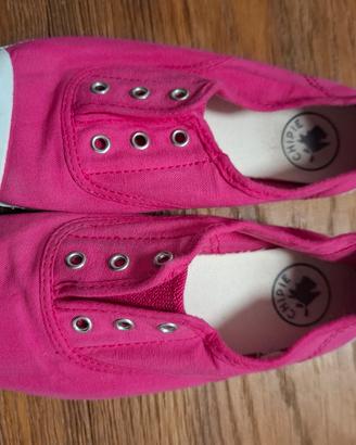 CHIPIE fucsia scarpe in tela N°32