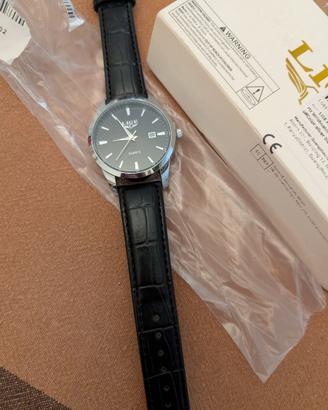 LIGE Moda Orologio in pelle da uomo
